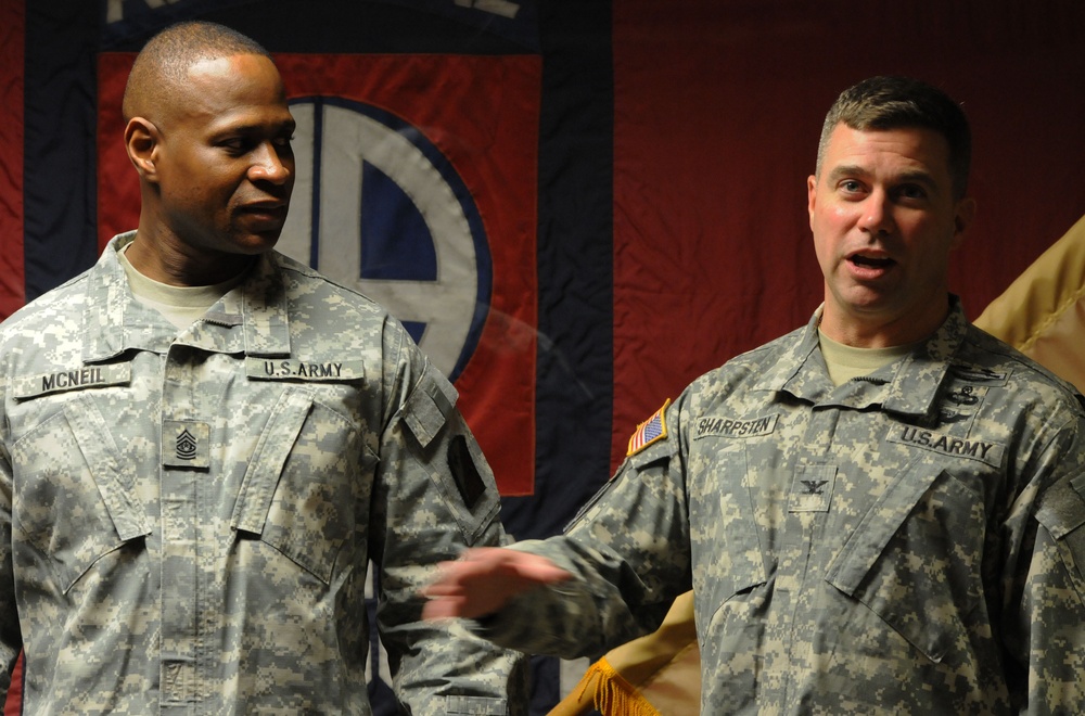 330th Trans. Bn. welcomes new CSM