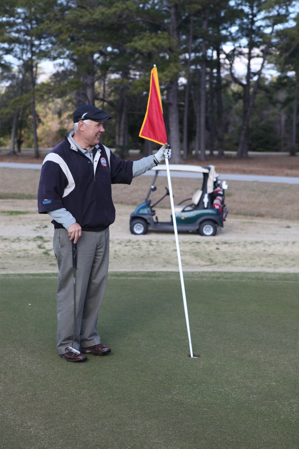 Big Game Challenge: Golfers hit greens for unique tournament before big game