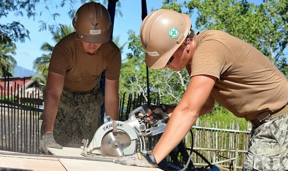 NMCB 5's CCAD Philippines continue building relationships with Palawan locals