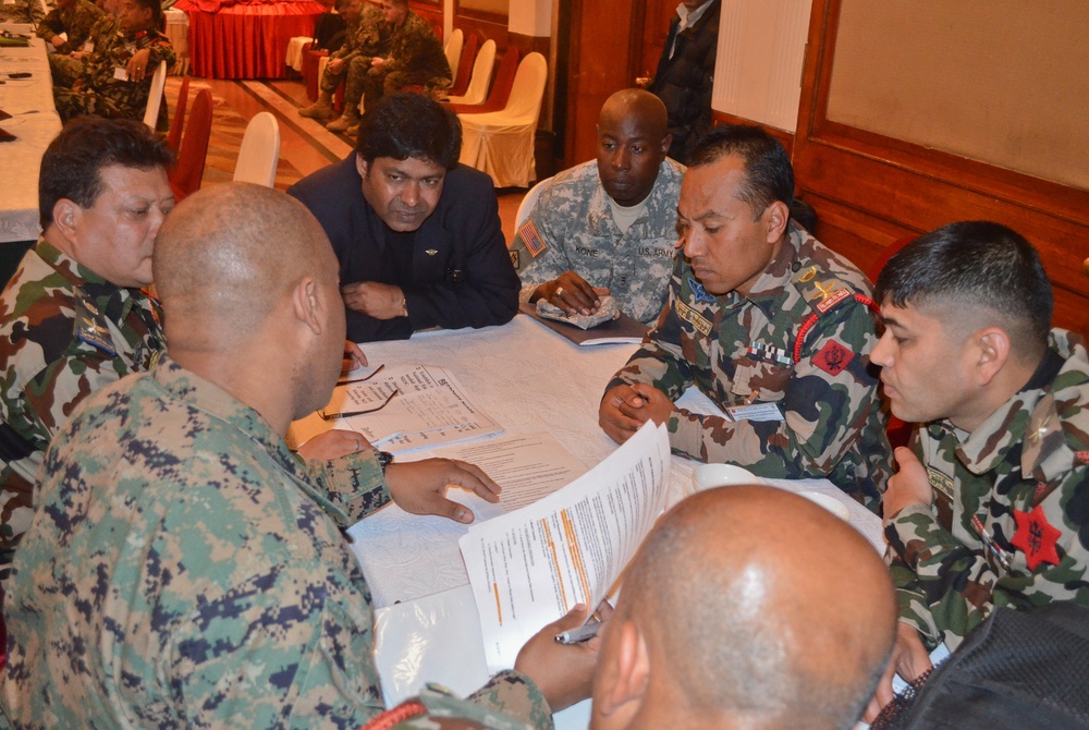 CCP personnel in Nepal for disaster relief exercise