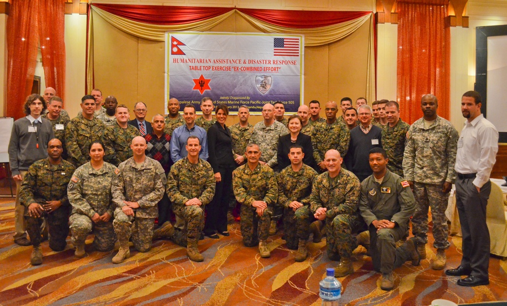 CCP personnel in Nepal for disaster relief exercise