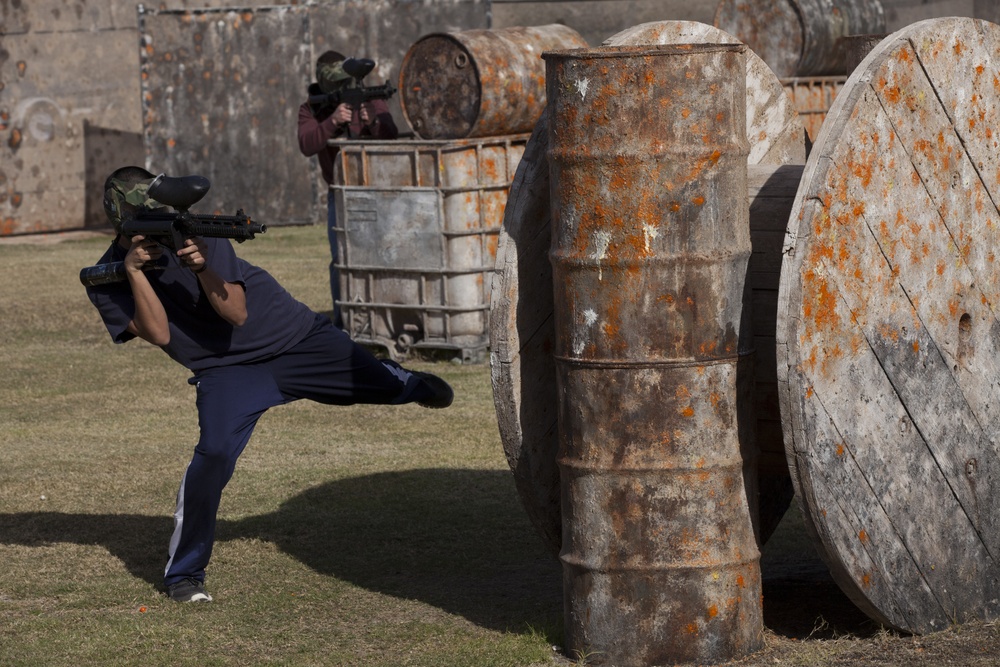 Yuma Squadron Goes Head to Head in Paintball