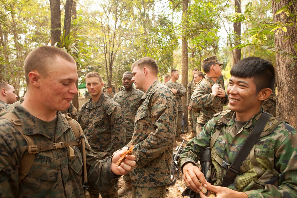 Royal Thai, US Marines conduct jungle survival training