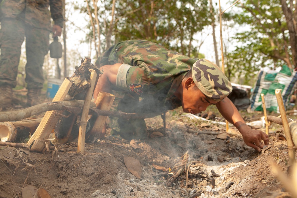 Royal Thai, US Marines conduct jungle survival training