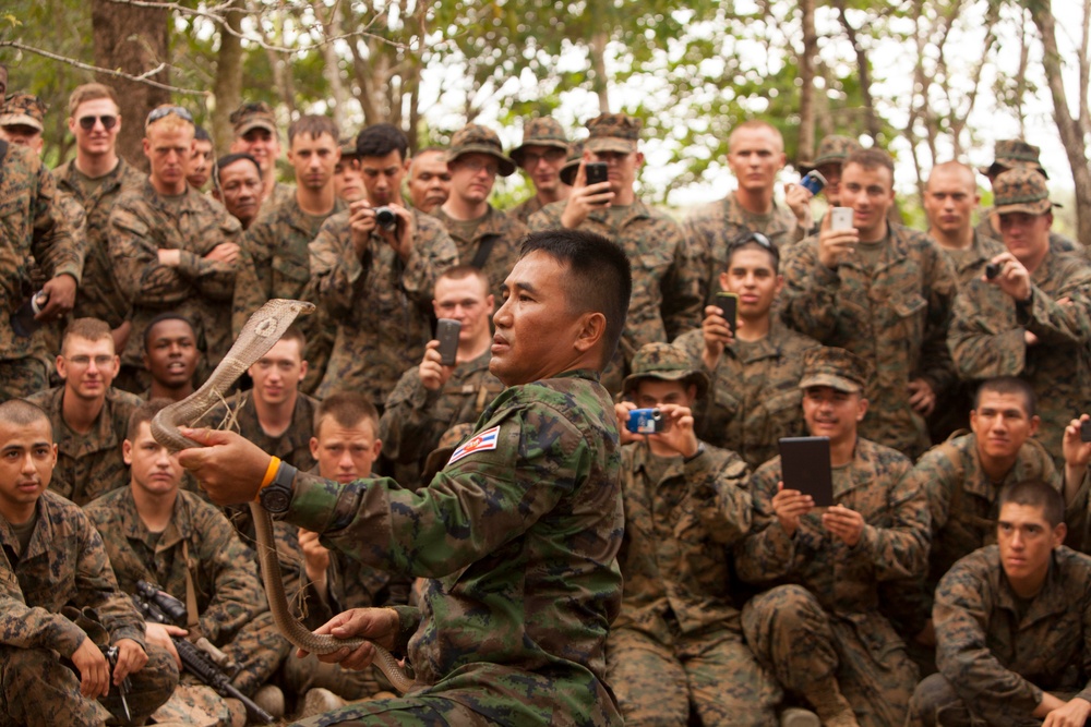 Royal Thai, US Marines conduct jungle survival training