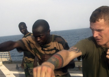 MCMAP with Senegalese Navy
