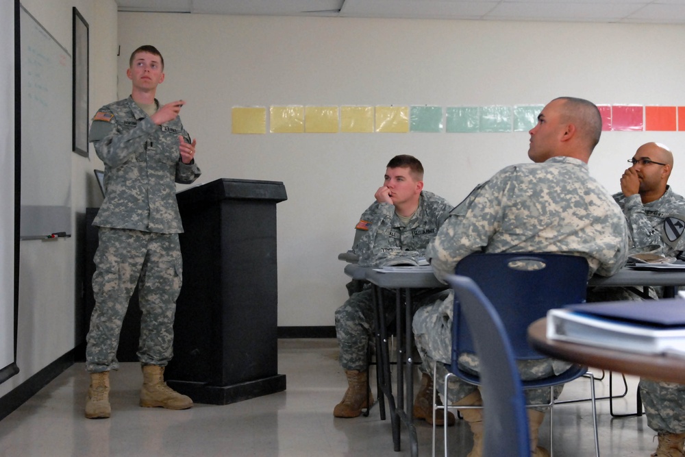 Ironhorse soldiers takes part in resilience training