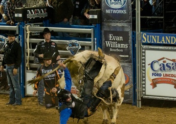 Fort Bliss soldiers, friends and family enjoy ‘Championship Bull Riding’