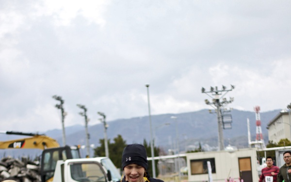 Station residents run for fun during Gokkan 2.5 kilometer race