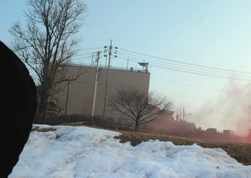 Airmen train, defend US, Korean assets