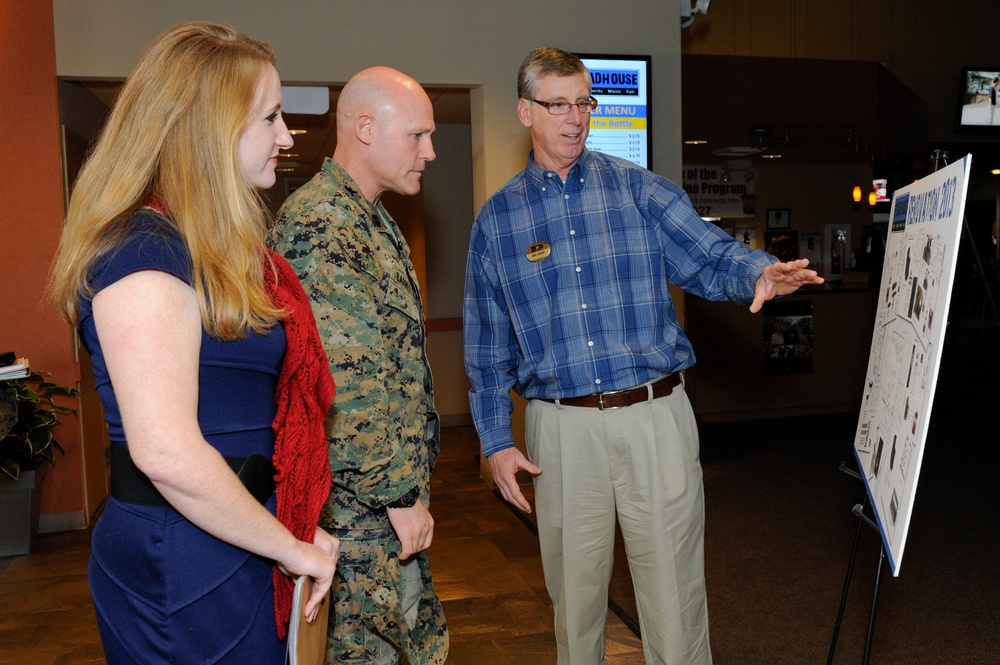 Barrett visits MCAS Cherry Point