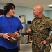 Barrett visits Camp Lejeune