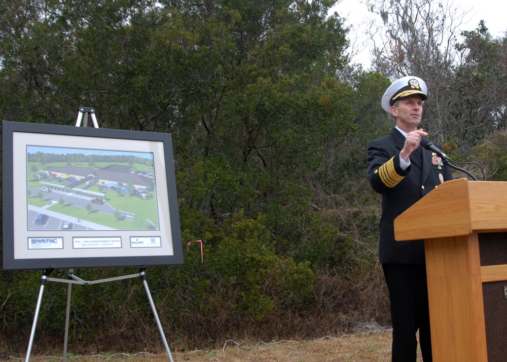 Child development center ground breaking ceremony