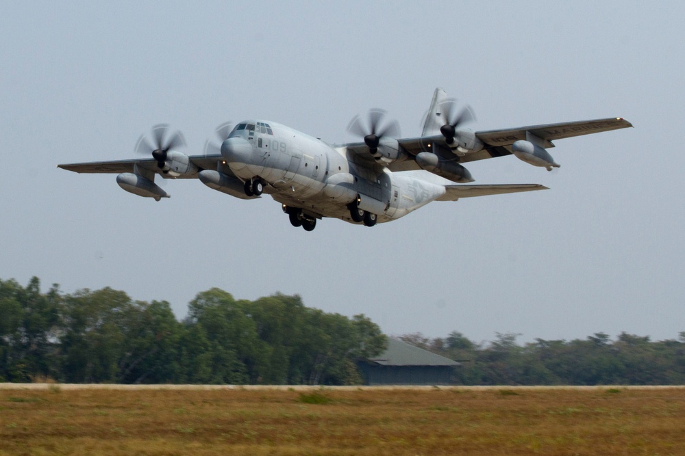 Multinational forces reach for the sky