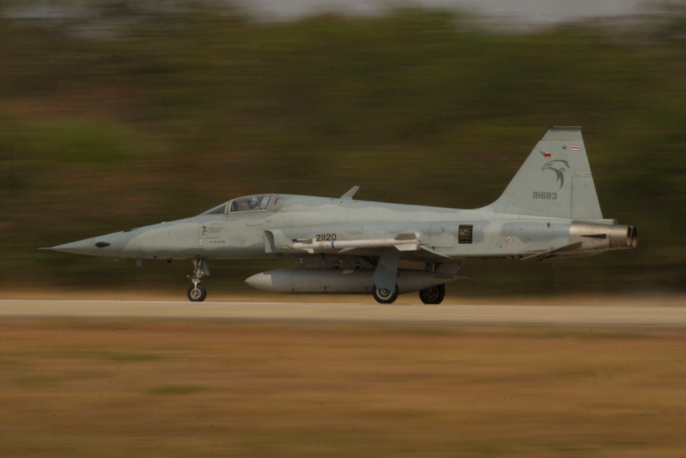Multinational forces reach for the sky