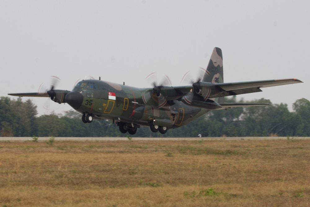 Multinational forces reach for the sky