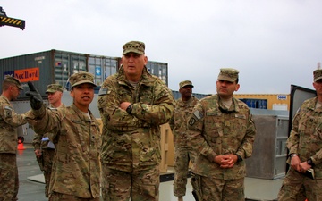 Gen. Odierno visits Bagram Retrosort Yard