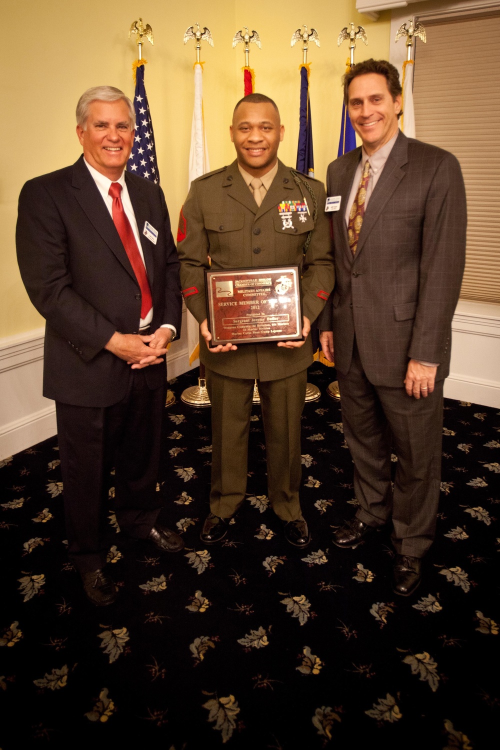 Division Marine earns service member of year