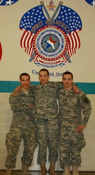 Heads spin with transportation triplet soldiers