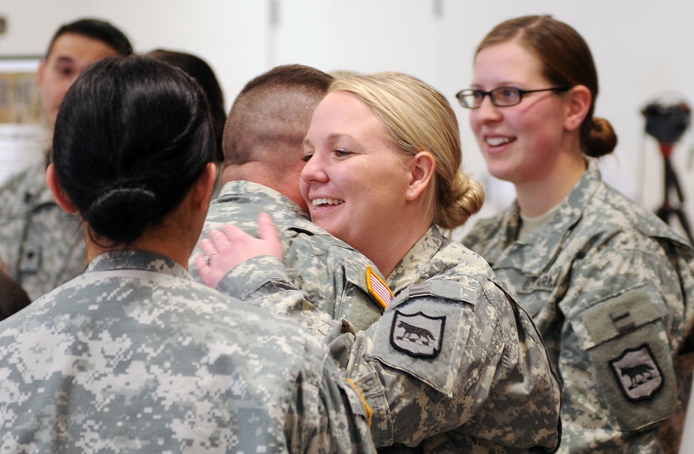 Military public affairs soldiers bound for Afghanistan