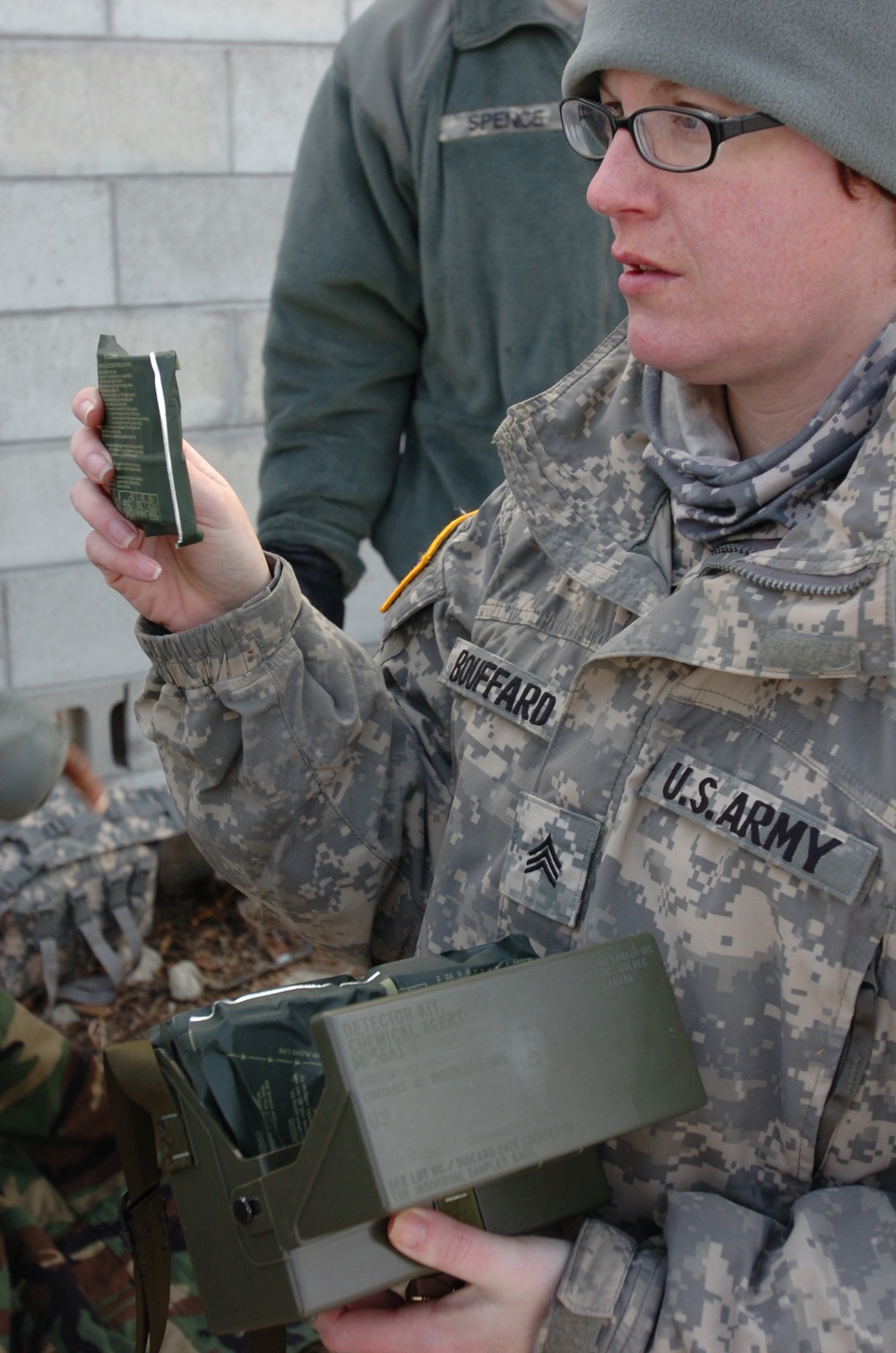 Alpha Distro, 70th BSB conducts CBRN training