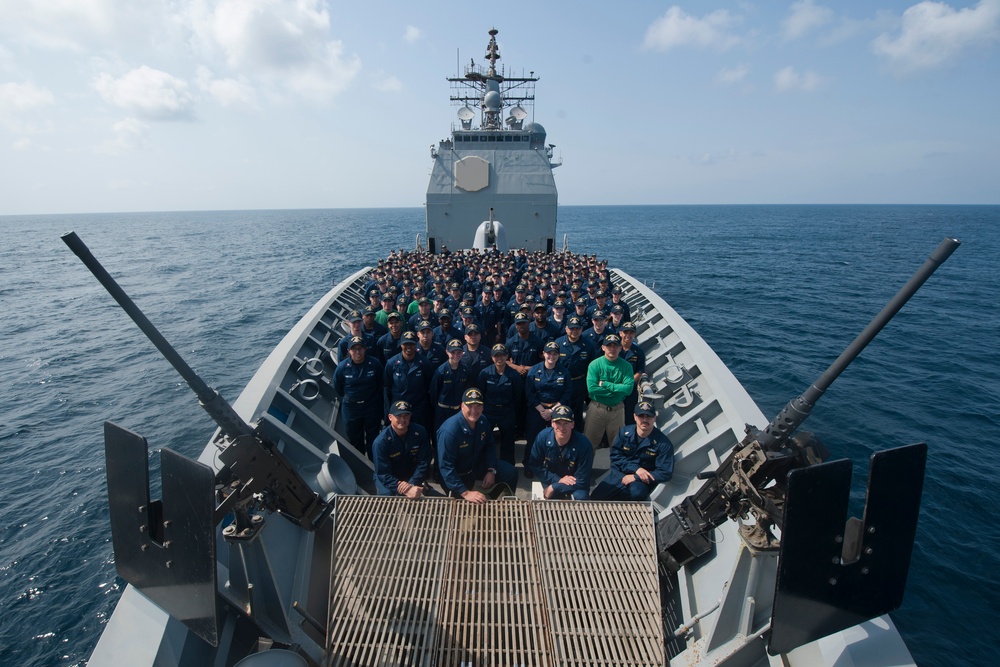 USS Mobile Bay operations