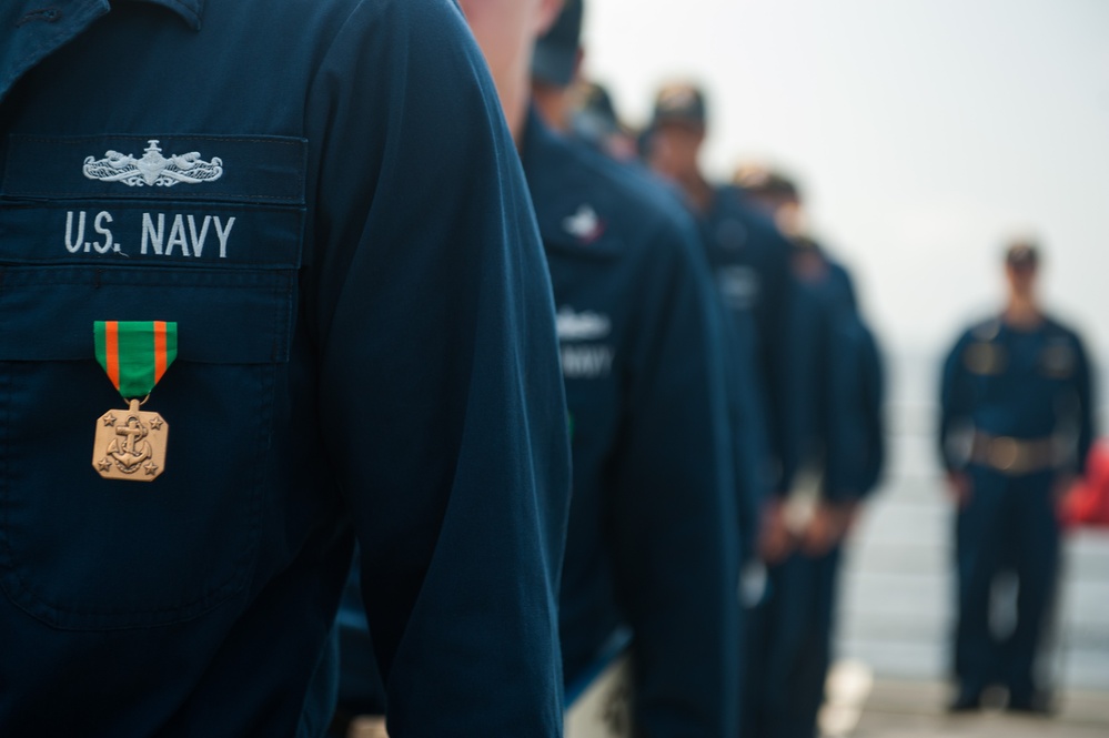 USS Mobile Bay operations