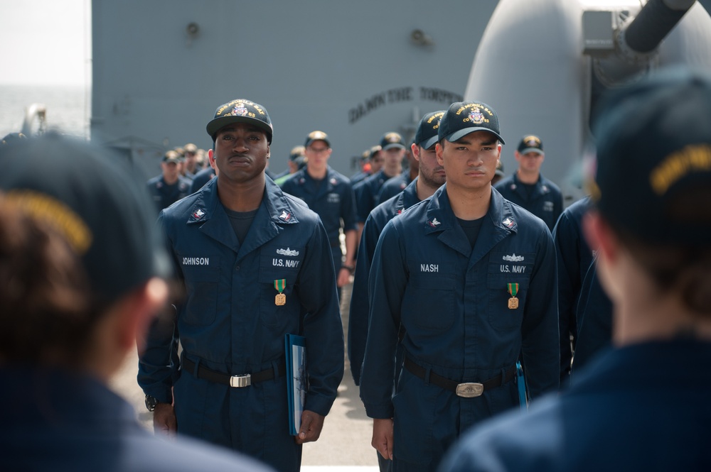 USS Mobile Bay operations