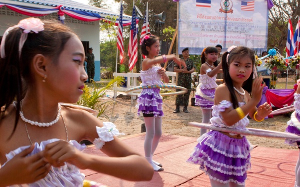 Dedication ceremonies conclude engineering civic assistance projects