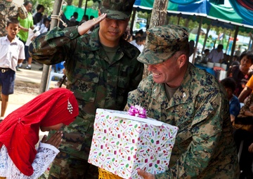 Dedication ceremonies conclude engineering civic assistance projects