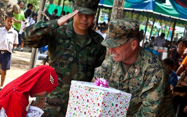 Dedication ceremonies conclude engineering civic assistance projects