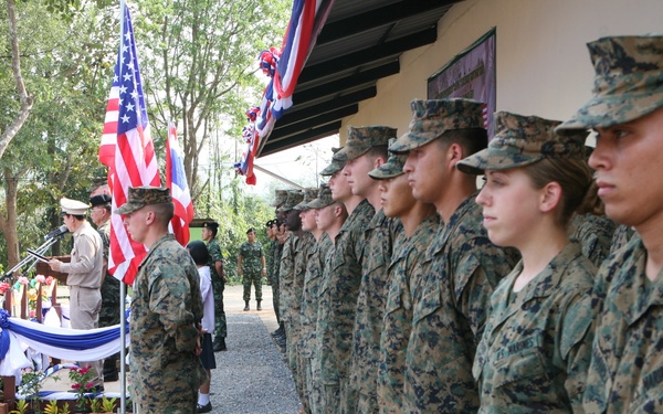 Dedication ceremonies conclude engineering civic assistance projects