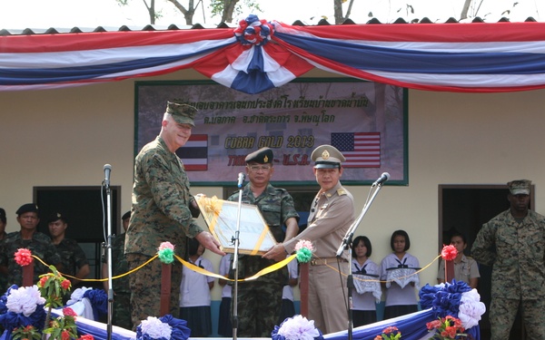 Dedication ceremonies conclude engineering civic assistance projects