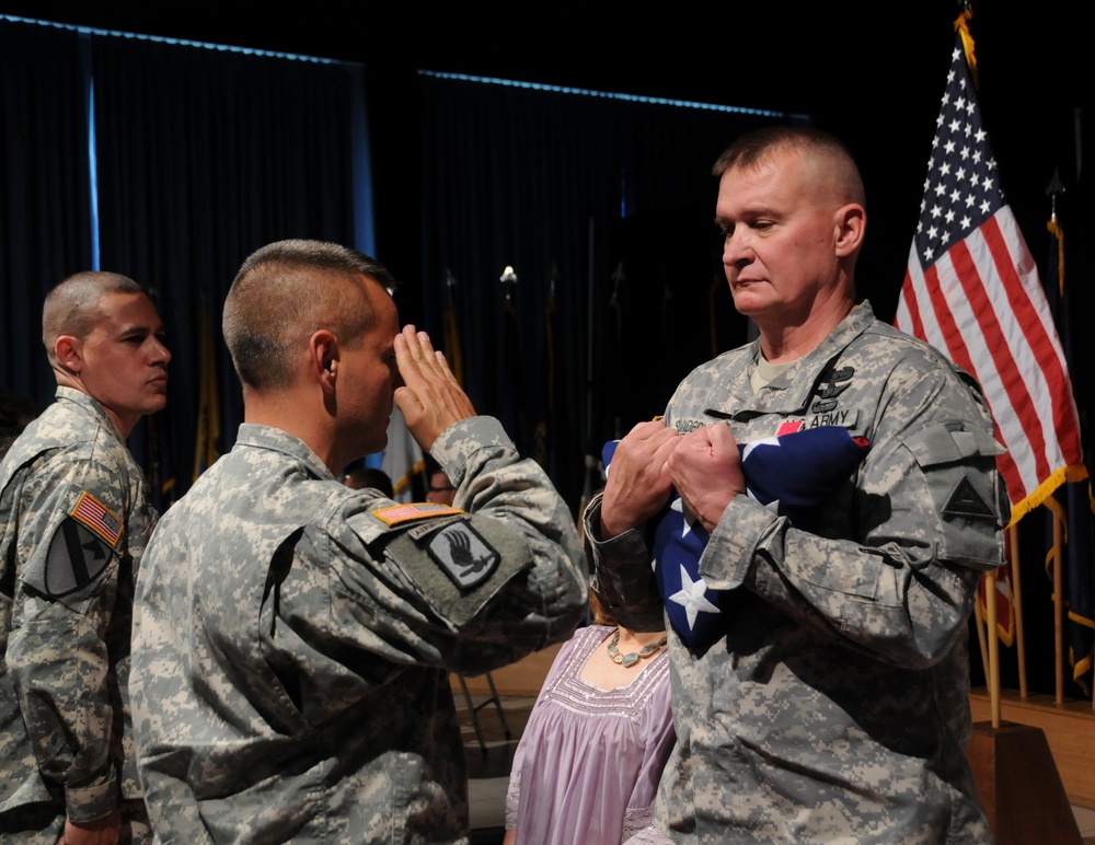 Retirement ceremony