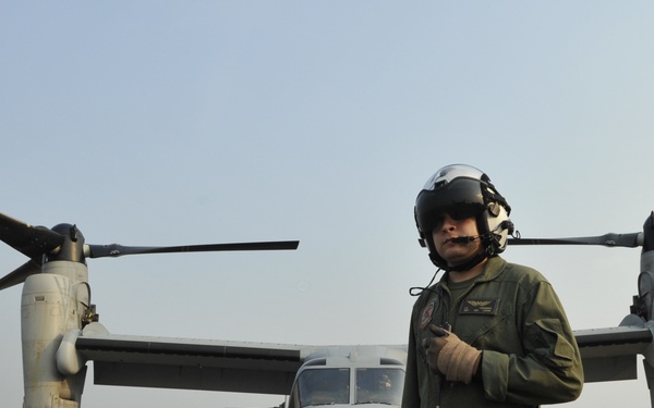 Osprey crew preps for flight