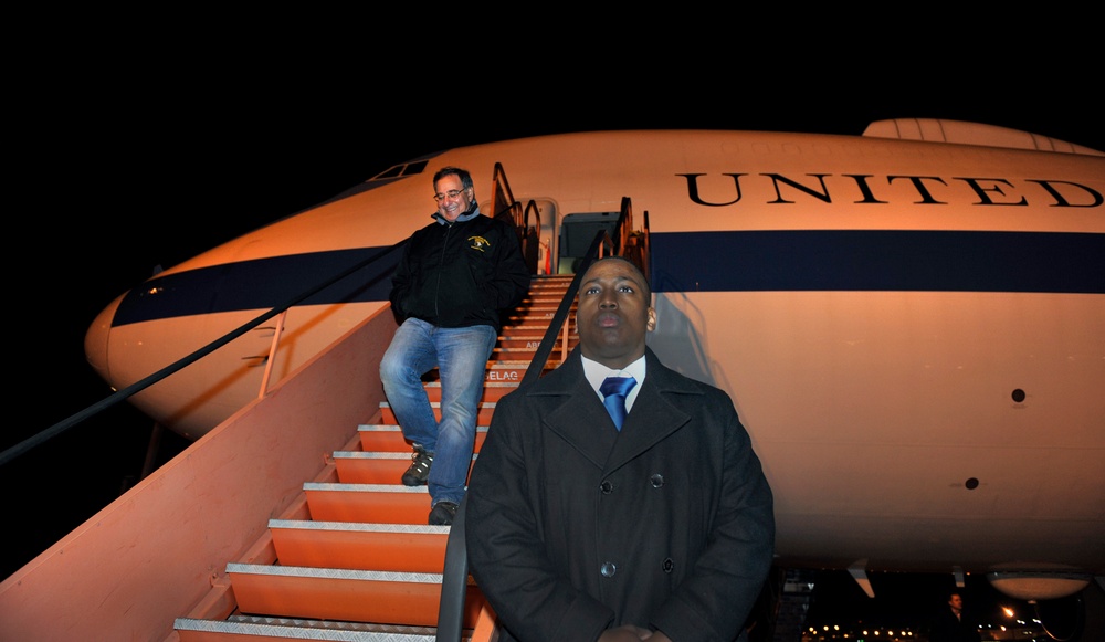 Panetta's trip to Belgium