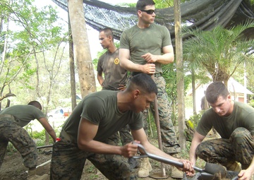 Marines repair local school near Ban Chan Krem
