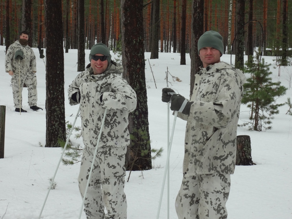 54TH Engineer Battalion conducts winter warfare partnership in Finland