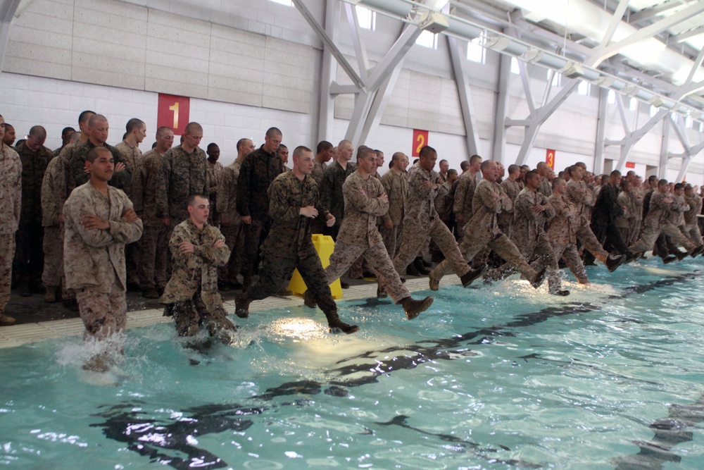 Company L learns Combat Water Survival