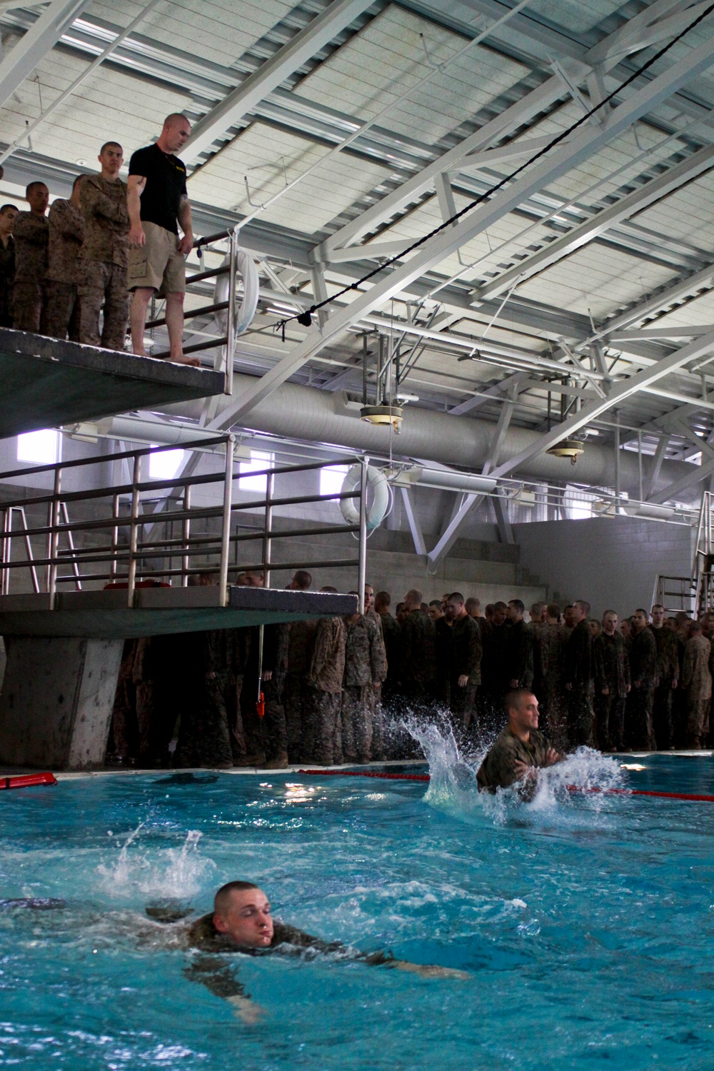 Company L learns Combat Water Survival