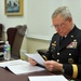 Army Gen. Frank Grass on the job