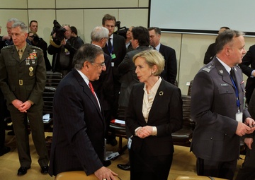 Panetta attends NATO defense meeting