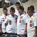 Korean War Veterans commemorative stone dedication ceremony