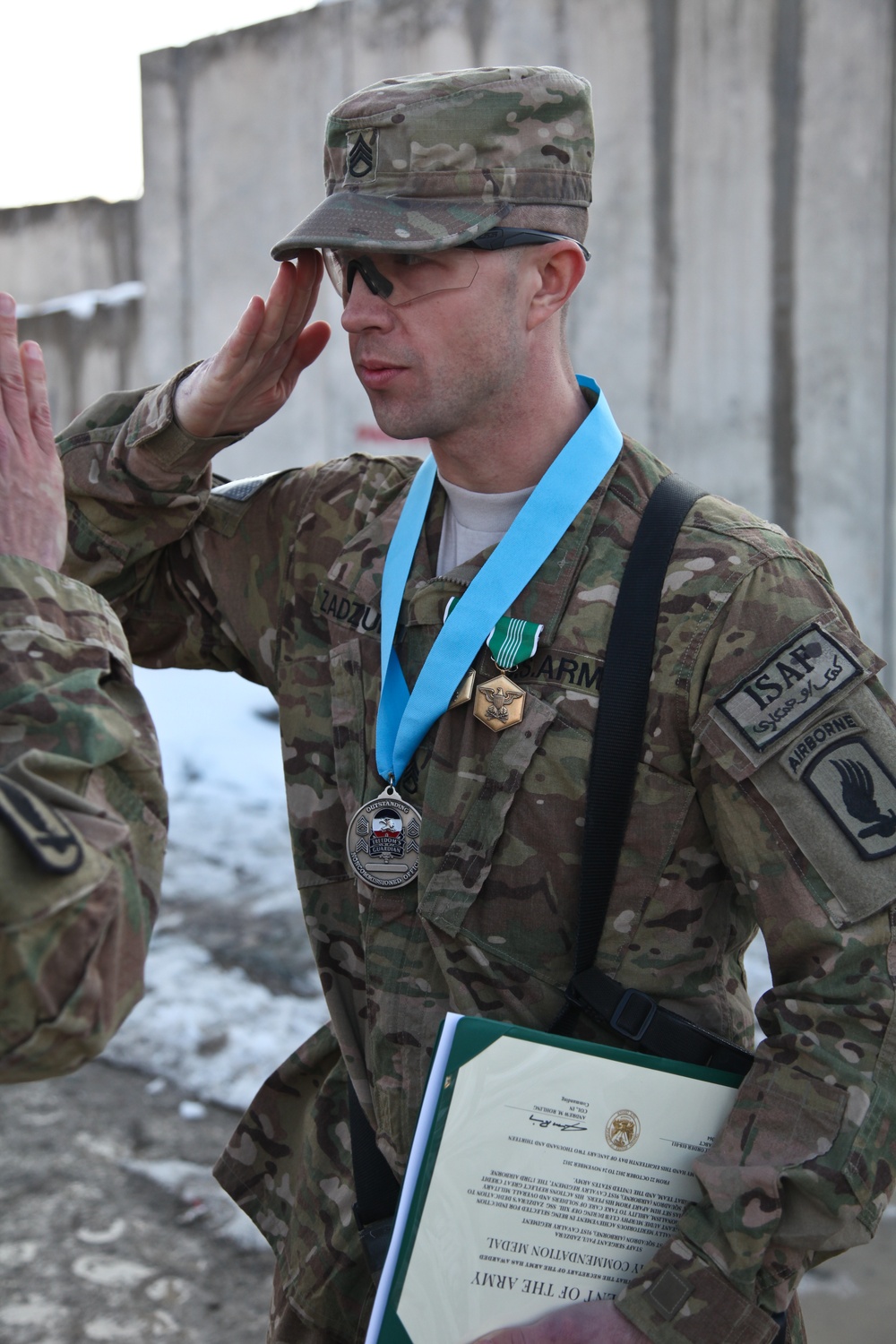 1st Squadron, 91st Cavalry Regiment, 173rd Airborne Brigade Combat Team End of Tour Awards ceremony