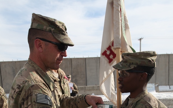 Brigade Support Battalion, 173rd Airborne Brigade Combat Team End of Tour Awards ceremony