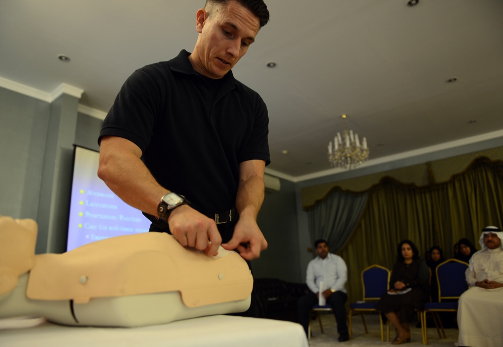 Basic first aid training