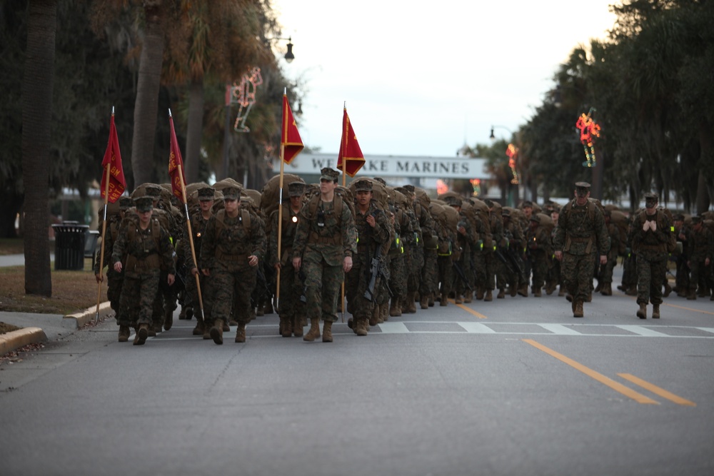 4th RTBN Eagle, Globe, and Anchor Ceremony