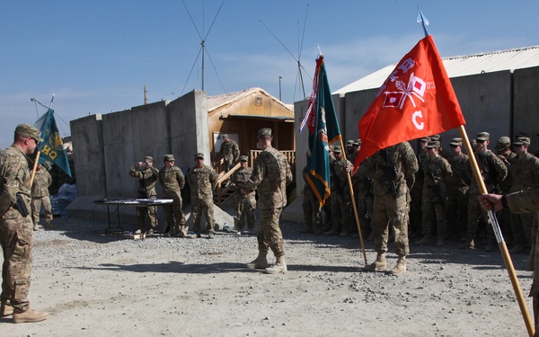 Special Troops Battalion, 173rd ABCT end of tour award ceremony