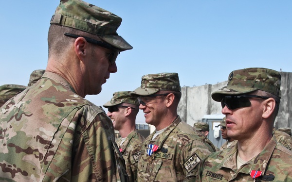 Special Troops Battalion, 173rd ABCT end of tour award ceremony