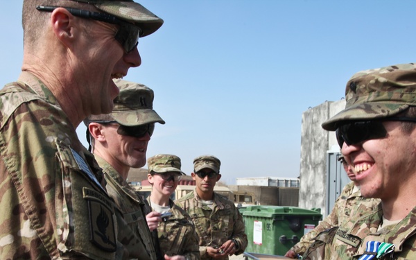 Special Troops Battalion, 173rd ABCT end of tour award ceremony
